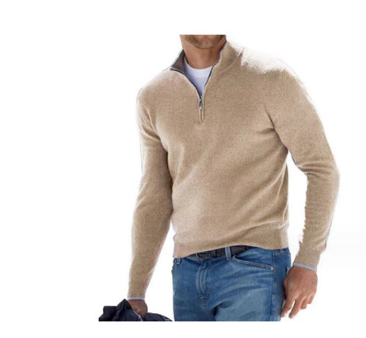 Daan | Heren pullover met rits