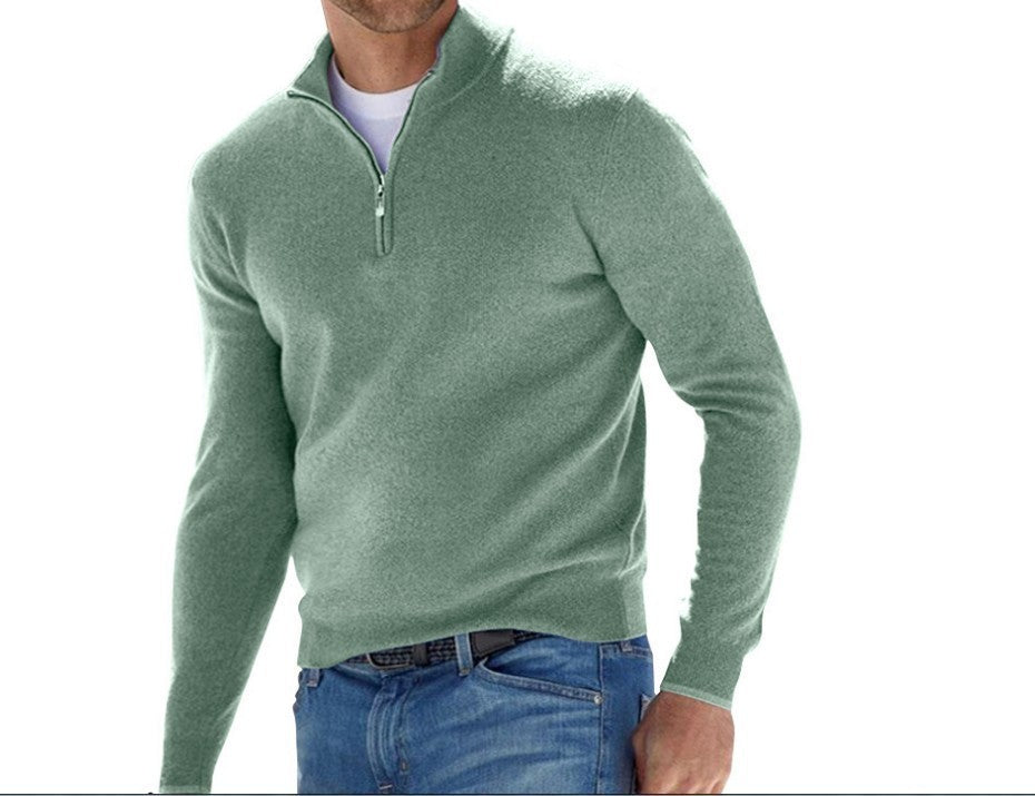 Daan | Heren pullover met rits