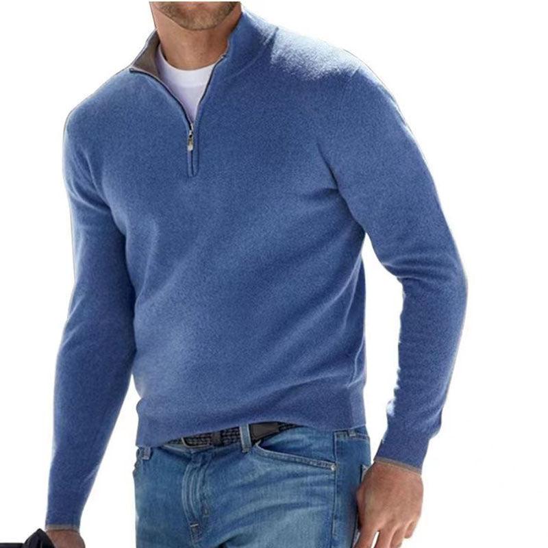 Daan | Heren pullover met rits