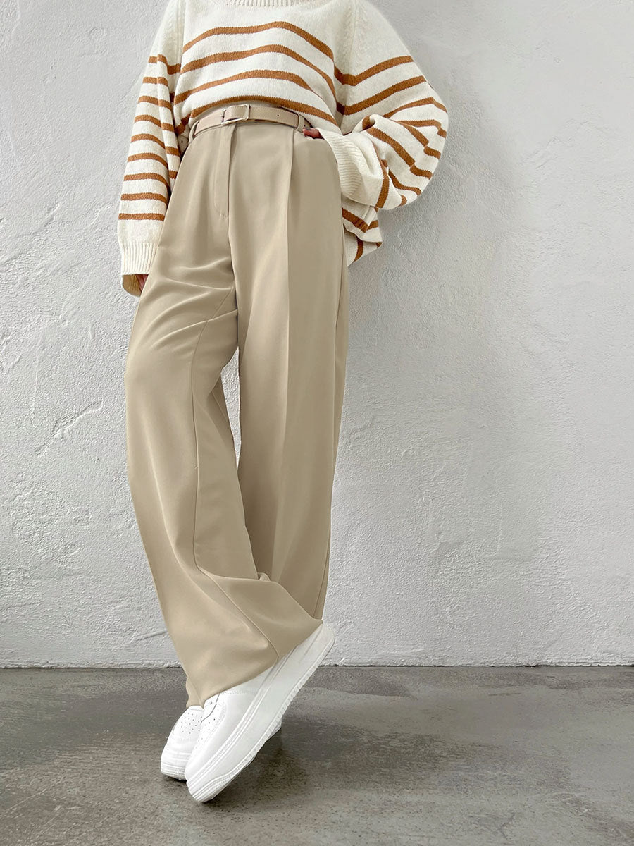 Meave | Wijde broek met high waste