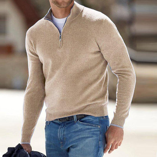 Daan | Heren pullover met rits