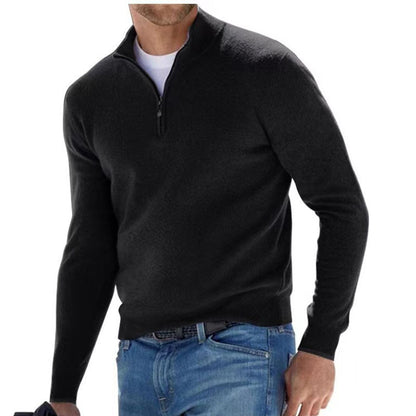 Daan | Heren pullover met rits